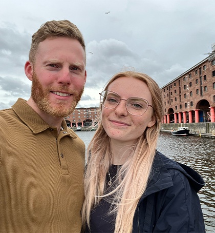 Adele with her boyfriend in liverpool