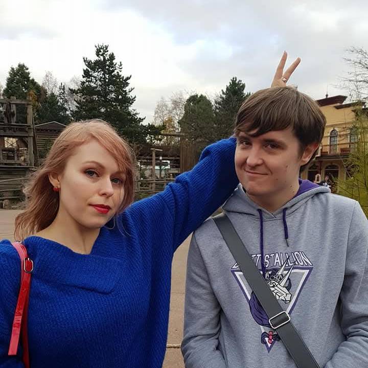 Image of James with his partner