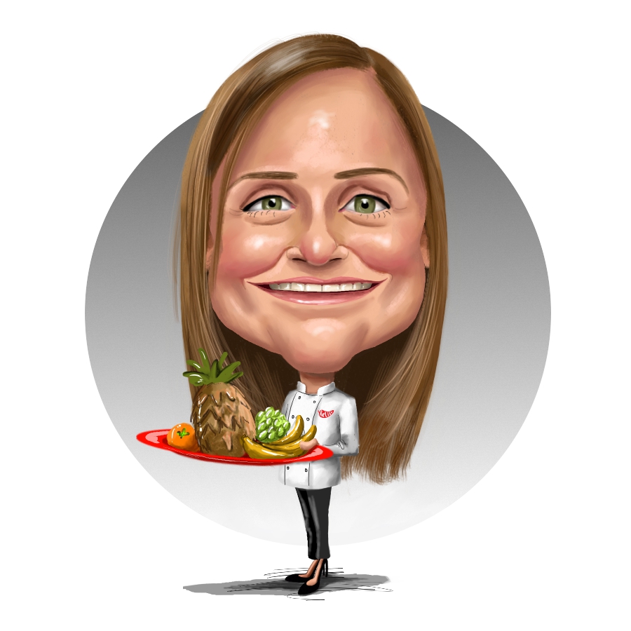 caricature of Area Support Manager